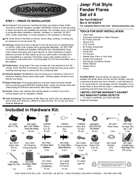 Installation Manual